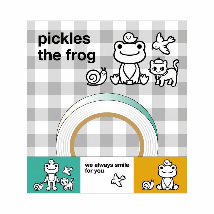 かえるのピクルス】マスキングテープ（always smile）PCMT04 | かえる