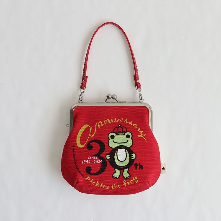 かえるのピクルス】AYANOKOJI×かえるのピクルス革ヒモ付きがま口財布