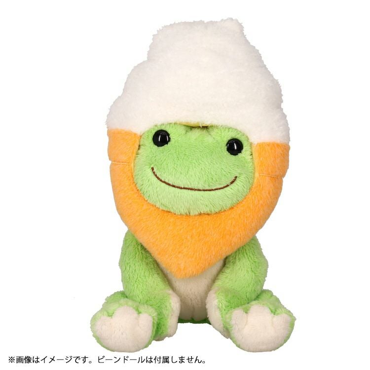 かえるのピクルス キンプロ×ピクルス ビーンドール モグルー かえるのピクルス】ビーンドール用 ハット（純喫茶/ソフトクリーム