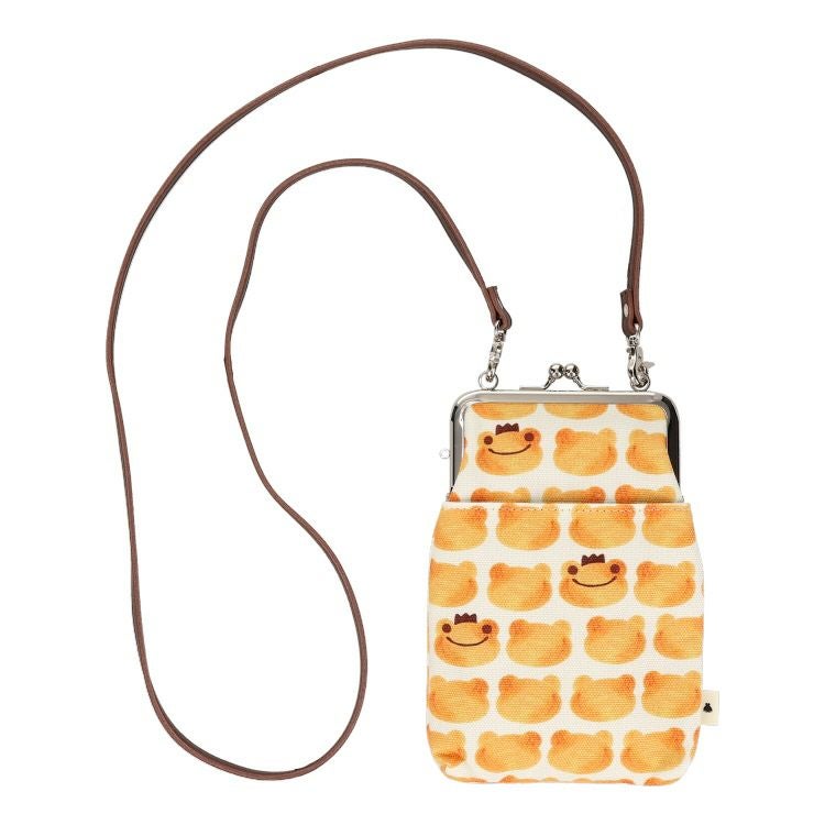 最終 激レア 新品 かえるのピクルス オジャガデザイン 限定 ケース かえるのピクルス】AYANOKOJI×かえるのピクルスがま口ショルダーケース