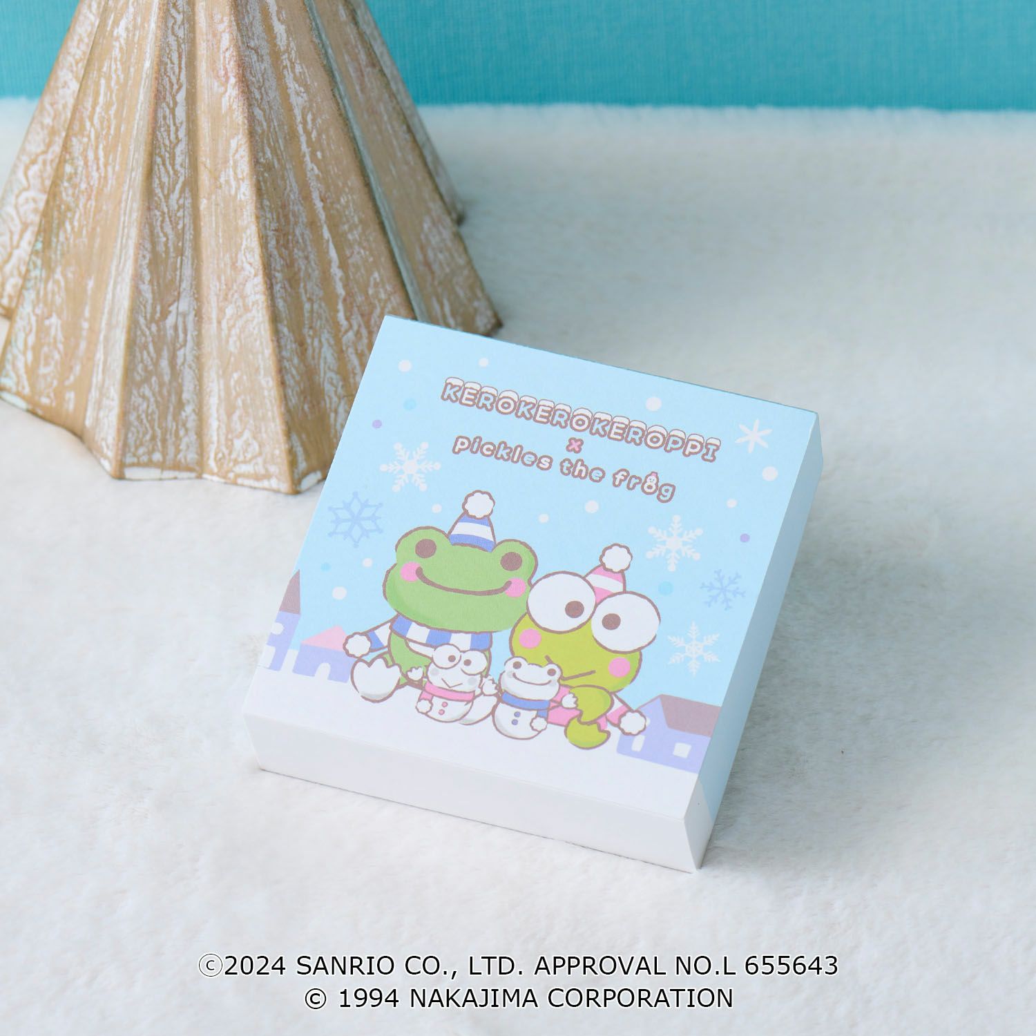 かえるのピクルス】けろけろけろっぴ×かえるのピクルス ブロックメモ