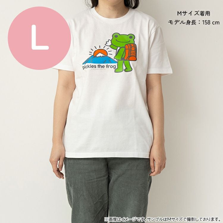 かえるのピクルス】TシャツLサイズ（無事カエル/WHT）744229 | かえる