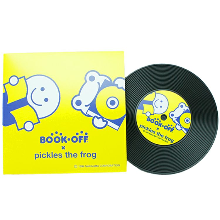 かえるのピクルス】BOOKOFF×かえるのピクルス レコードコースター NP