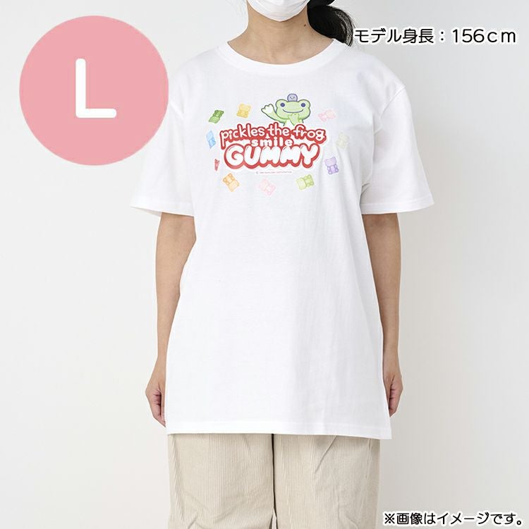 かえるのピクルス】TシャツLサイズ（スマイルグミ/WHT）747466