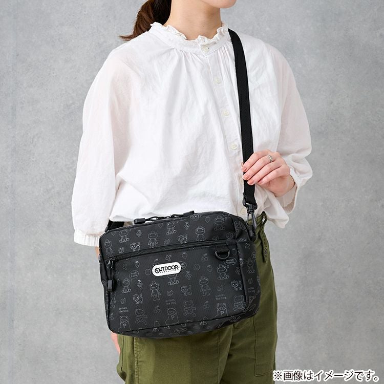 かえるのピクルス】OUTDOOR×ピクルス ショルダーバッグPF135BK-4