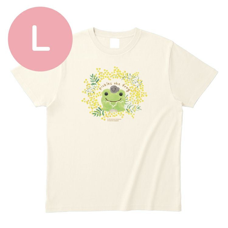 ∞ピクルス∞様　日曜日 かえるのピクルス】TシャツLサイズ（日比谷花壇/ミモザ/NT）749156