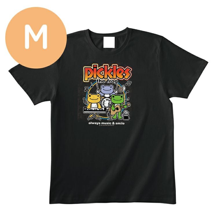 かえるのピクルス】TシャツMサイズ（バンド/BK）749248 | かえるの