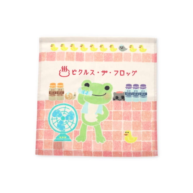 かえるのピクルス】ウォッシュタオル（Smile Sauna&Sento）WQ448000