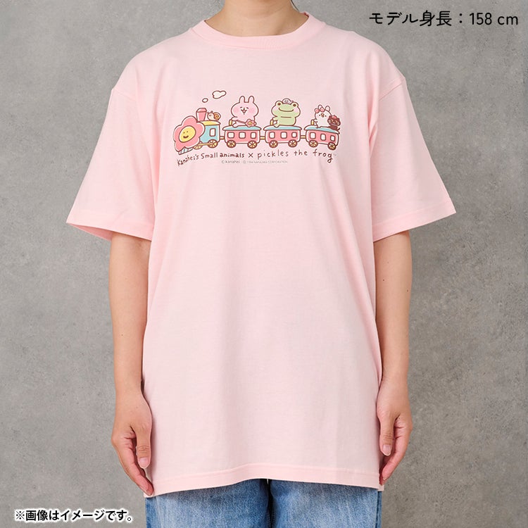 OLLEBOREBLA ピンクキャラクターシャツ Mサイズ&カットソー セット かえるのピクルス】TシャツLサイズ（メッセージ/BK）747619 | かえるの