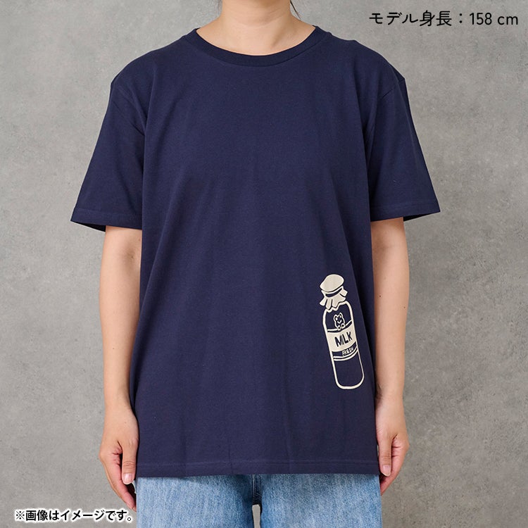 かえるのピクルス】TシャツLサイズ（Smile Sauna&Sento/牛乳ビン/WHT