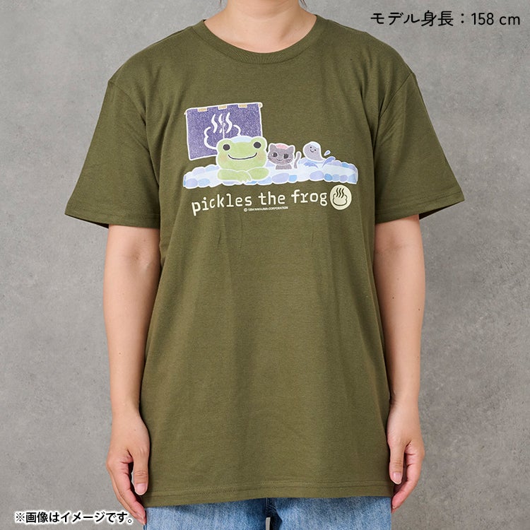 かえるのピクルス】TシャツLサイズ（Smile Sauna&Sento/のれん/KH