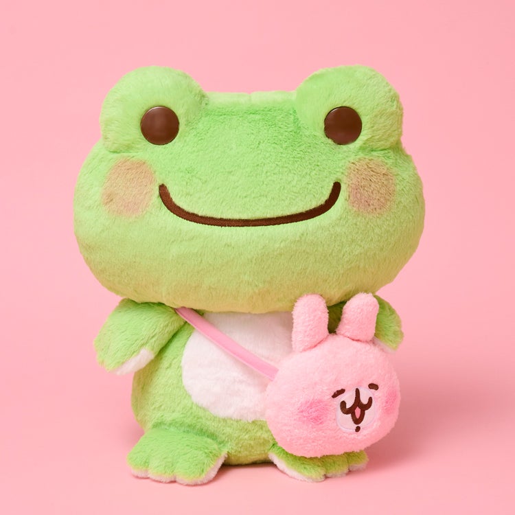 かえるのピクルス La Villa de pickles(ラヴィラドピクルス) 8月上旬頃お届け予定＊カナヘイの小動物×かえるのピクルス ぬいぐるみL（ゆるっとランド/ピクルス）229205-26-Z＜予約商品＞
