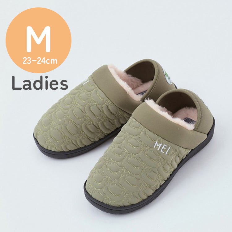 かえるのピクルス】pickles the frog MOC SHOES Ladies M（GREEN）MEI